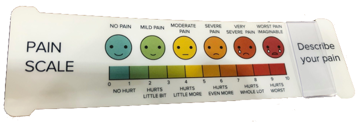 Physical pain scale